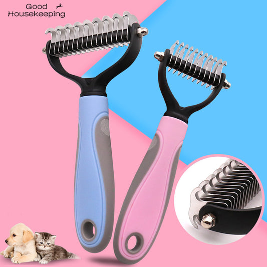 Pets Fur Knot Cutter Dog Grooming Shedding Tools Pet Cat Hair Removal